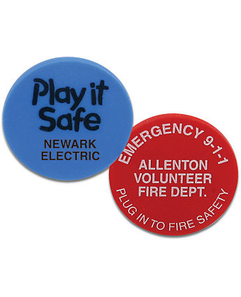 safety plug covers with logo